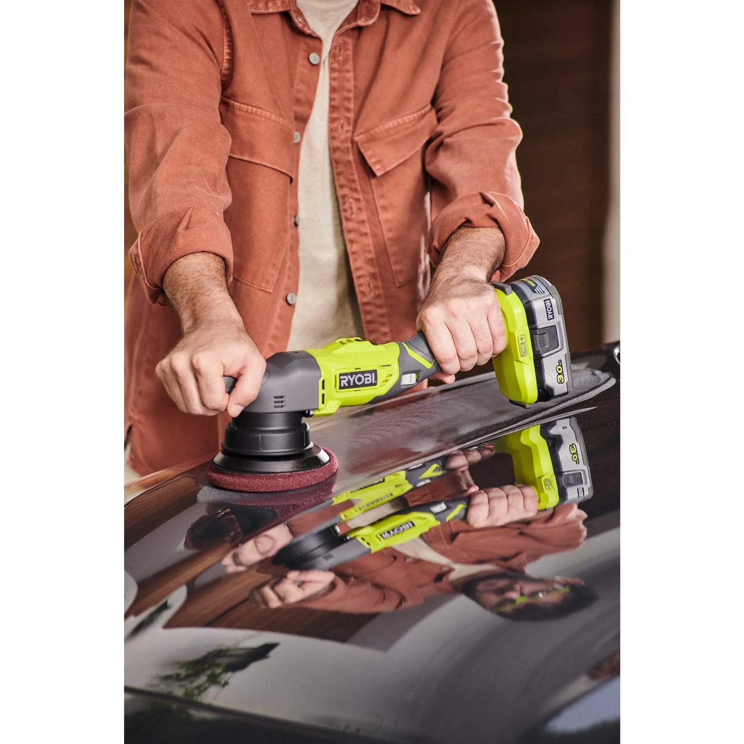 Ryobi® Pulidora de doble acción 18V ONE