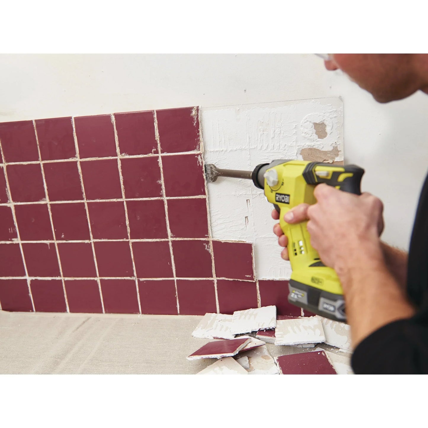 Taladro percutor inalámbrico SDS+ de 18 V Ryobi® - 4 modos