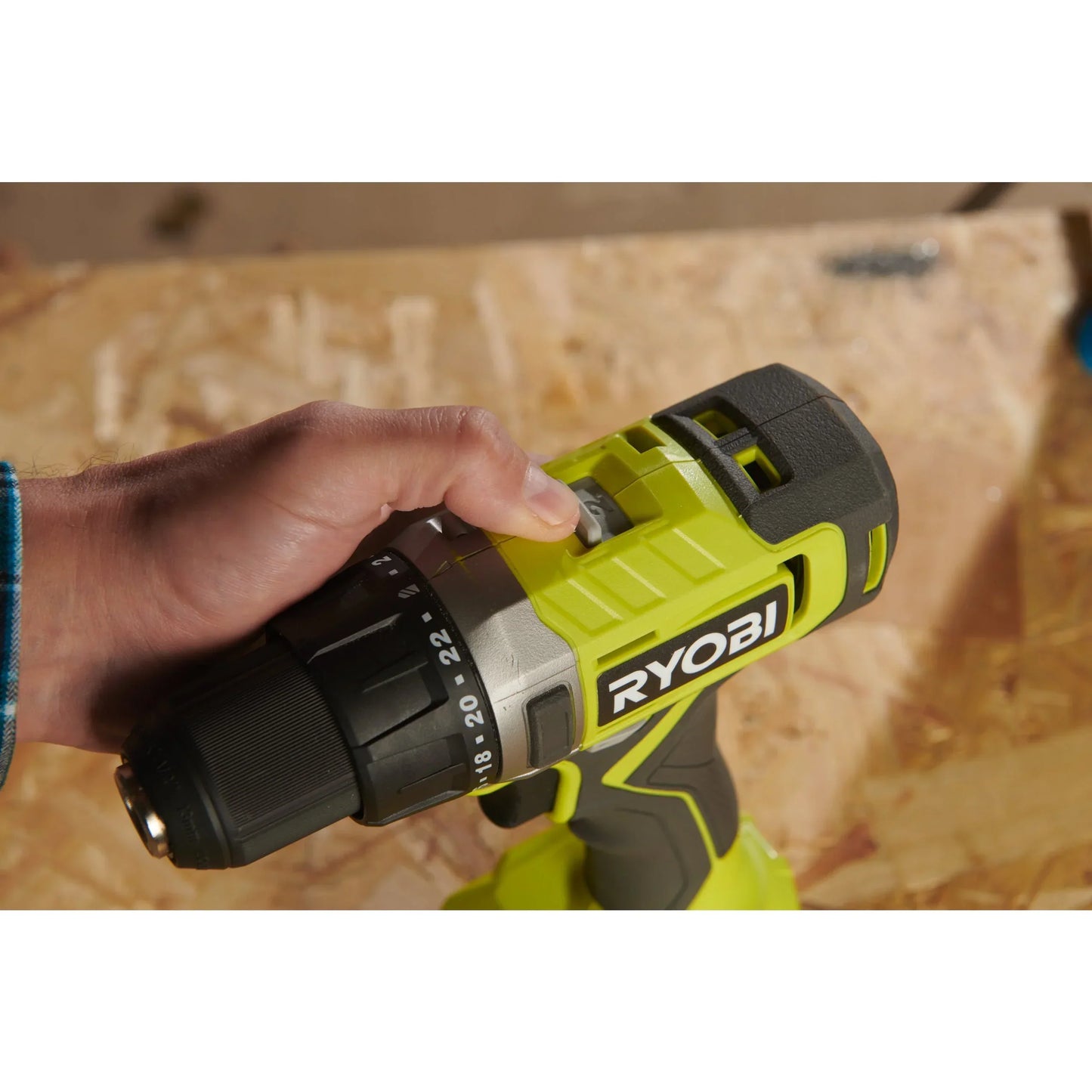 Taladro/atornillador inalámbrico Ryobi® de 18 V
