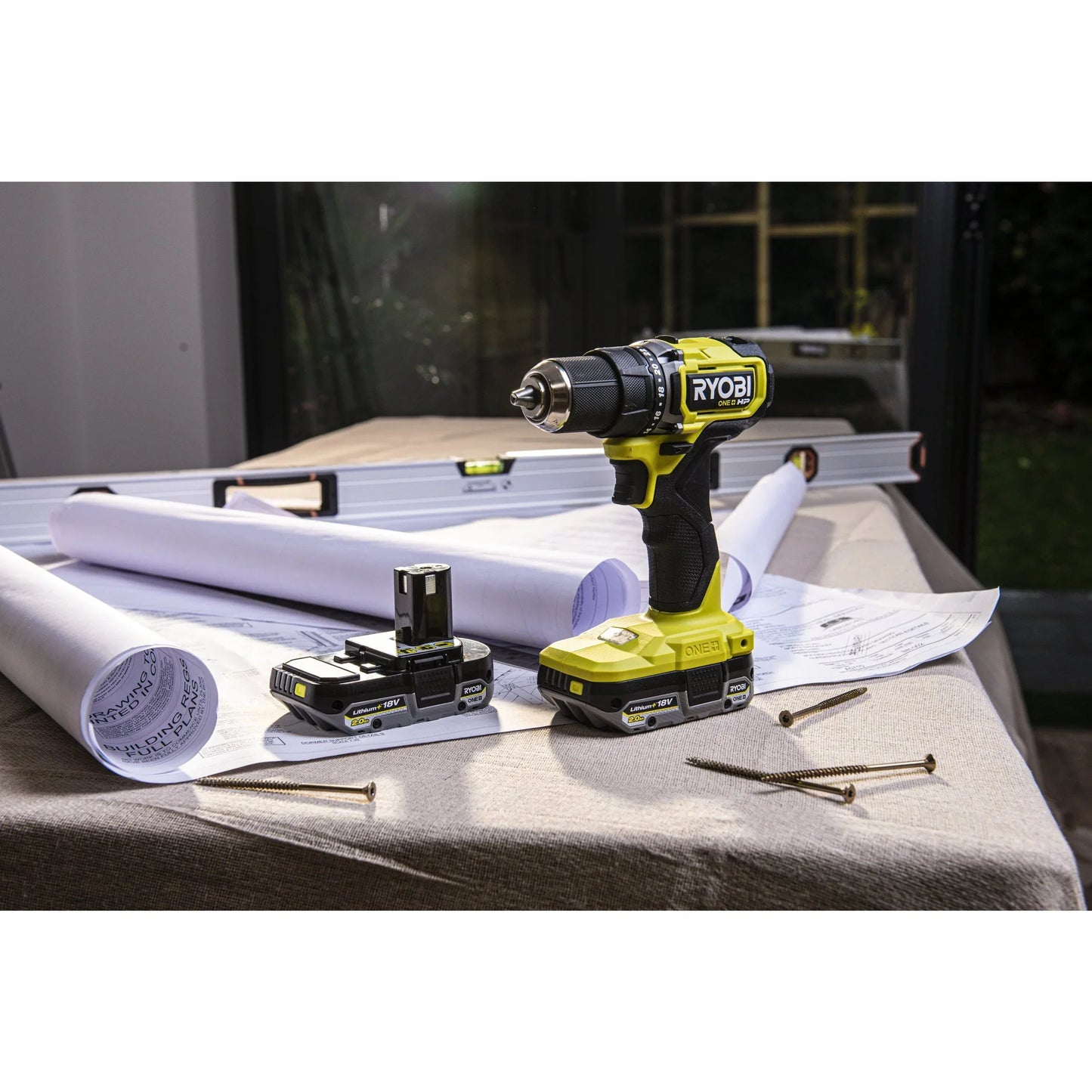 Taladro atornillador sin escobillas Ryobi® ONE+ HP™ de 18 V