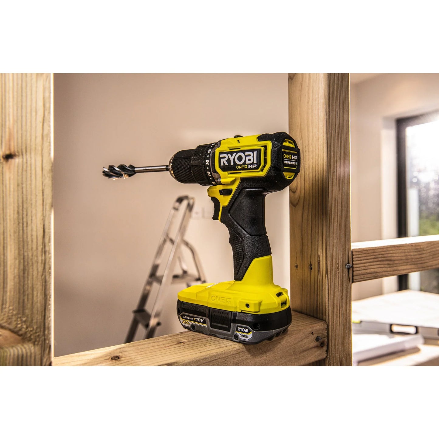 Taladro atornillador sin escobillas Ryobi® ONE+ HP™ de 18 V