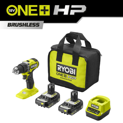 Taladro atornillador sin escobillas Ryobi® ONE+ HP™ de 18 V
